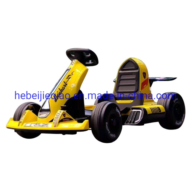 Adjustable Length Kids Racing Kart Electric Go Kart Big Wheels